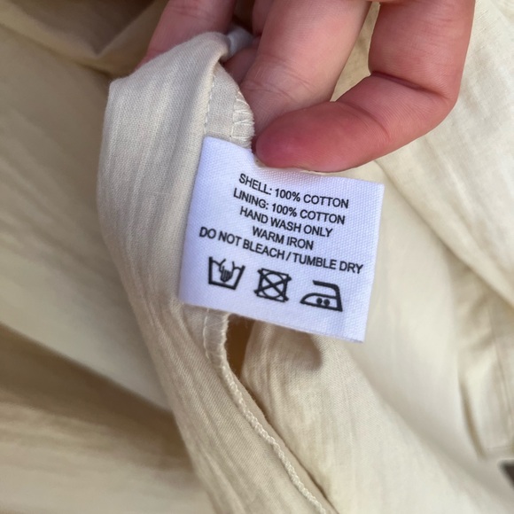 Meadows Kobus Wrap Dress in Ecru - Picture 10 of 11